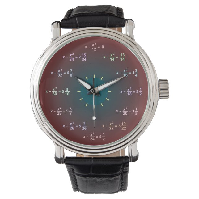 Math Watch (AM-PM) Armbanduhr (Vorderseite)