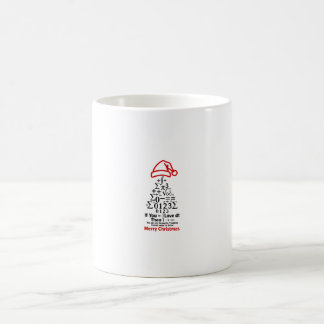 Math-Weihnachtsbaum-Tasse - Liebesgeschenk Kaffeetasse