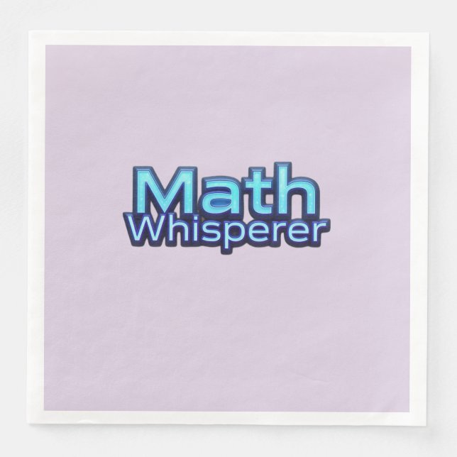 Math Whispere Serviette (Vorderseite)