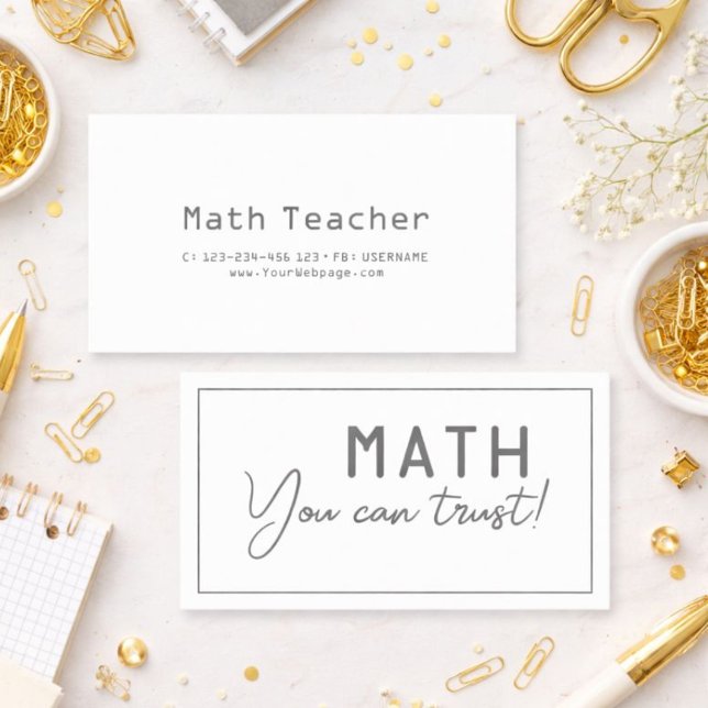 Math you can trust math teacher private lessons visitenkarte (Von Creator hochgeladen)