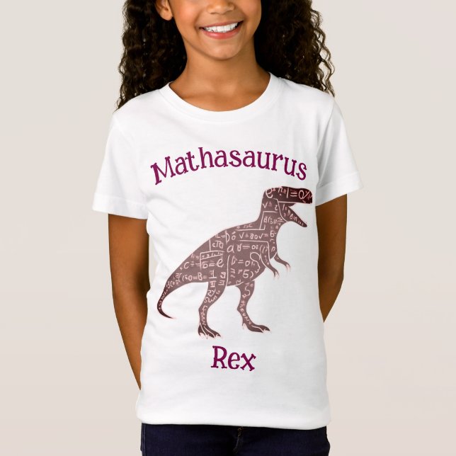 Mathasaurus Rex T-Shirt (Vorderseite)