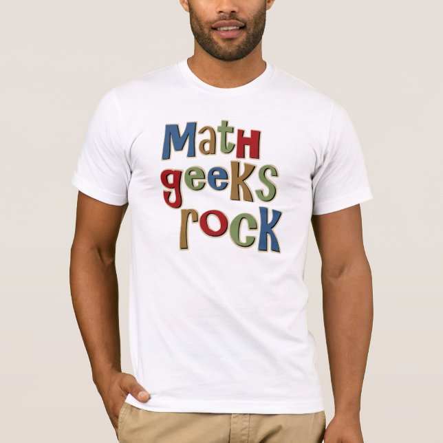 Mathe-Aussenseiter-Felsen T-Shirt (Vorderseite)