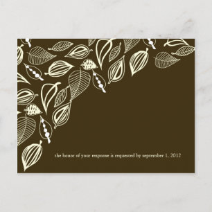 Mathe Autumn UAWG Postcard Einladungspostkarte