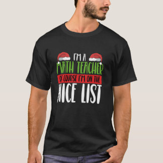 Mathe Christmas Mathe Lehrer Xmas Tag Weihnachtsma T-Shirt