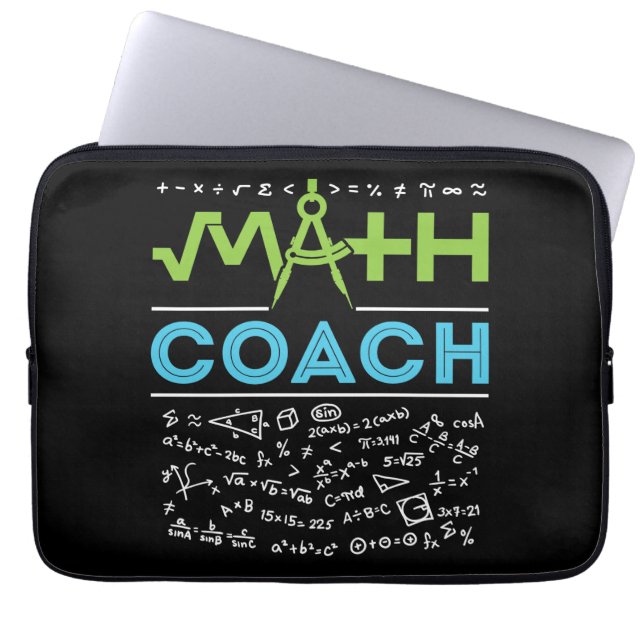 Mathe-Coach Mathematik-Tutor Laptopschutzhülle (Vorderseite)