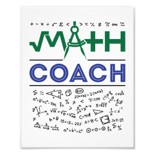 Mathe Coach Tutor Mathematik Lehrer Fotodruck
