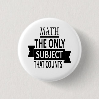 Mathe. Das einzige Thema, das zählt. Button