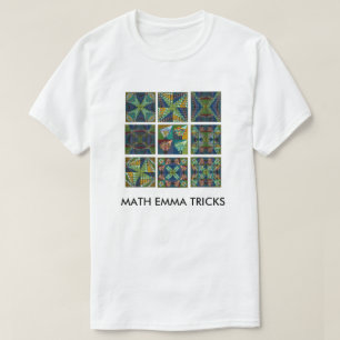 Mathe Emma betrügt - Energie ist EM sieht Quadrat T-Shirt