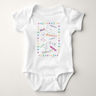 Mathe-Entwurf Baby Strampler