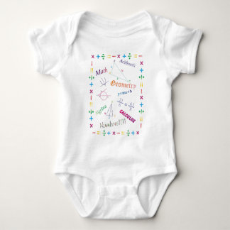Mathe-Entwurf Baby Strampler
