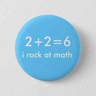 Mathe-Felsen Button