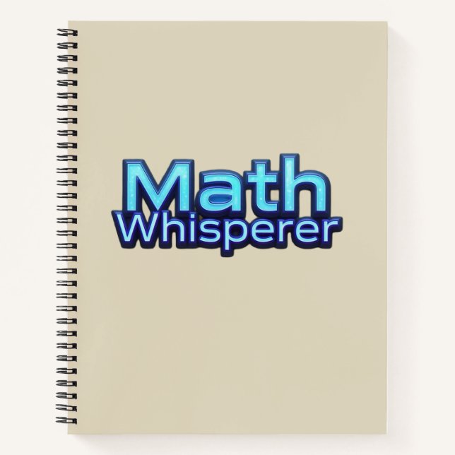 Mathe Flüsterer Notizbuch (Vorderseite)