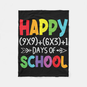 Mathe Formel 100 Tage der Schule Geschenke Mathema Fleecedecke