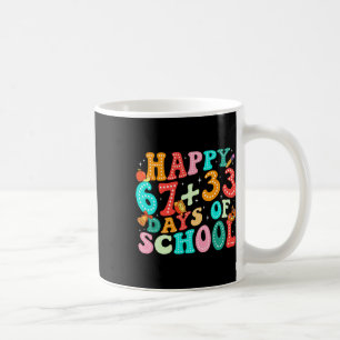 Mathe-Formel 100 Tage Schule Lustiger Lehrer 67 1 Kaffeetasse