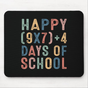 Mathe-Formel 67 Tage Schule Lustiger Mathe-Lehrer  Mousepad