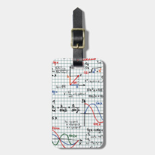Mathe-Formel-Zahl-Gepäckanhänger Gepäckanhänger