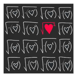 Mathe-Freak-Romanze: Finde wahre Liebe Fotodruck