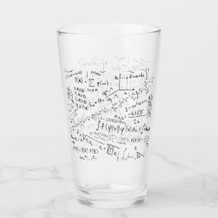 Mathe Geek, Mathematik Problem lösen Muster Glas