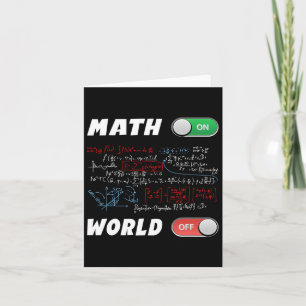 Mathe Geeks Pi Day Mathematik auf der Welt von Pha Karte
