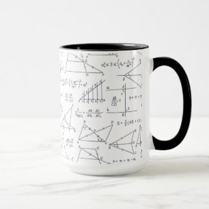 Mathe Hand Writing Calculations Illustrations Tasse