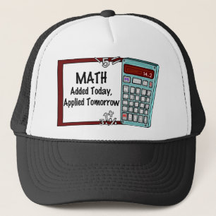 Mathe: Heute hinzugefügt, morgen zugetroffen Truckerkappe