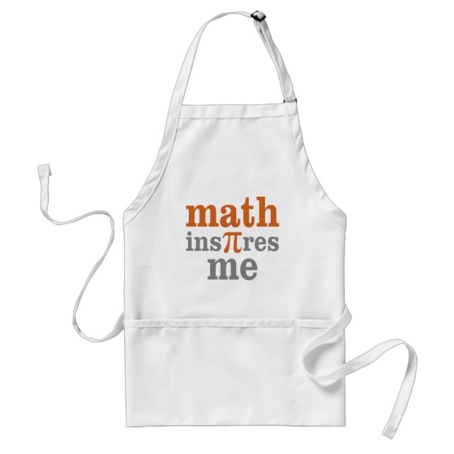 Mathe InPIres ich Schürze (Vorne)