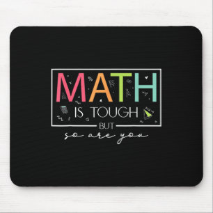 Mathe ist hart, aber du auch Zurück zur Schule Mat Mousepad