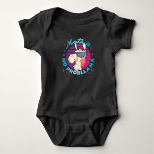 Mathe ist kein ProbLlama Baby Strampler
