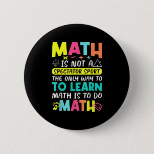Mathe ist kein Zuschauer, der zurück zum Schulspas Button