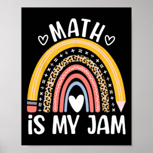 Mathe ist mein Ding Erster Schultag Mathe Lehrer Poster