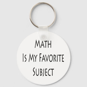 Mathe ist mein Lieblingsthema Schlüsselanhänger