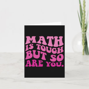 Mathe ist schwer, aber du bist wieder zurück zur M Karte