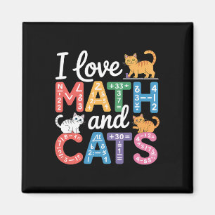 Mathe-Katzenliebhaber Lustiger Mathe-Lehrer Ich Li Magnet
