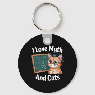 Mathe-Katzenliebhaber Lustiger Mathe-Lehrer Ich Li Schlüsselanhänger