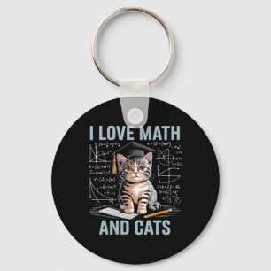Mathe-Katzenliebhaber Lustiger Mathe-Lehrer Ich Li Schlüsselanhänger