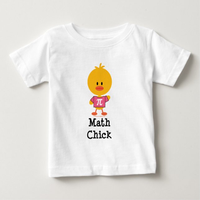 Mathe-Küken-Säuglings-T-Shirt Baby T-shirt (Vorderseite)