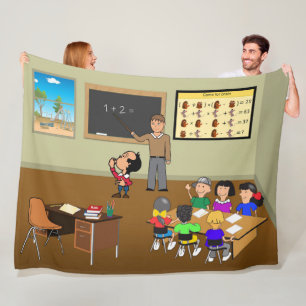 Mathe-Kumpels Fleecedecke