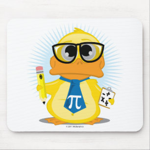 Mathe-Lehrer-Ente Mousepad