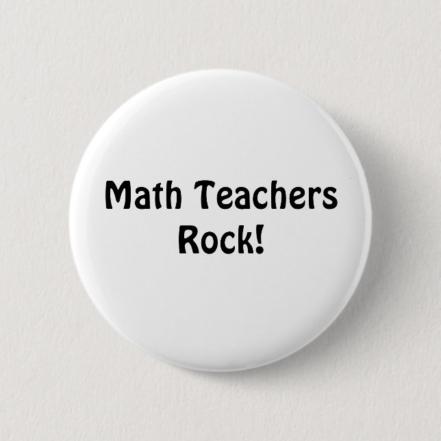 Mathe-Lehrer-Felsen! Button (Vorderseite)