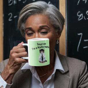 Mathe-Lehrer-Geschenk vertrau mir Mathematik-Profe Kaffeetasse