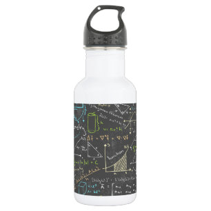 Mathe-Lektionen Edelstahlflasche