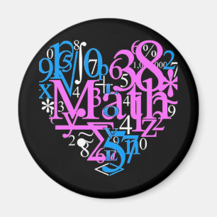 Mathe-Liebe Magnet