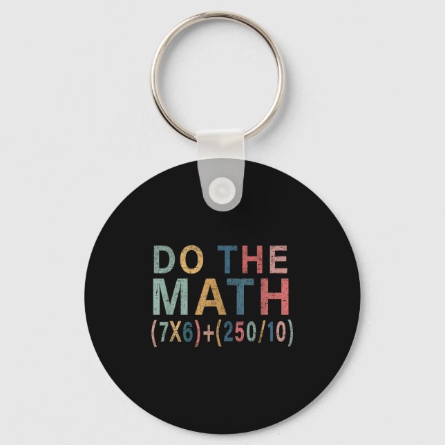 Mathe-Meme Lustiges Geschenk für Lehrer, Schüler M Schlüsselanhänger (Vorderseite)