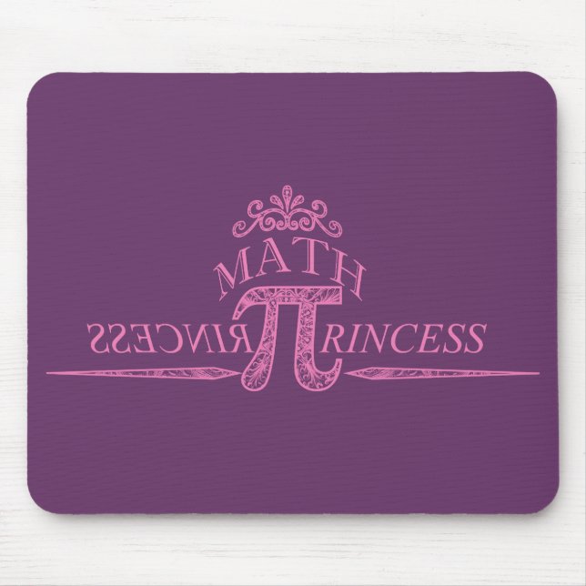 Mathe-Prinzessin Mousepad (Vorne)
