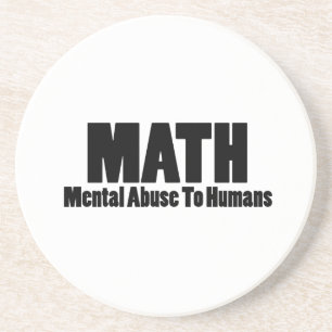 Mathe. Psychischer Missbrauch beim Menschen Getränkeuntersetzer