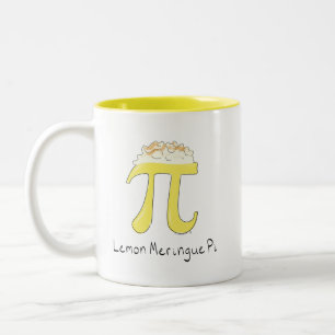 Mathe-PU-Tageskaffee-Tasse Zitronen-Meringe-PUs Zweifarbige Tasse