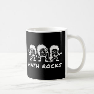 Mathe Rocks Akademische Rockband Humor Kaffeetasse