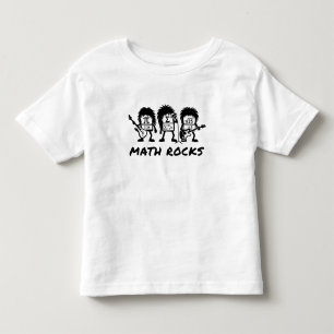 Mathe Rocks Akademischer Rockband Humor Kleinkind T-shirt