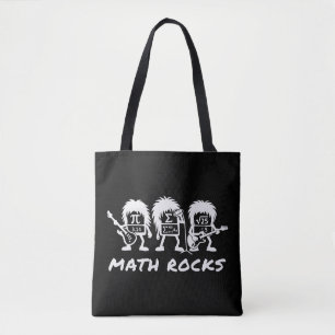 Mathe Rocks Akademischer Rockband Humor Tasche
