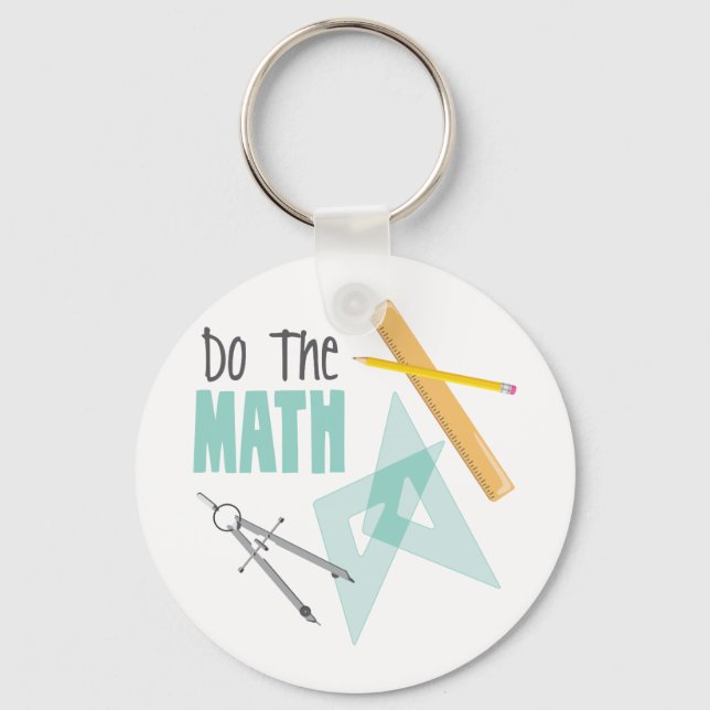 Mathe Schlüsselanhänger (Vorderseite)